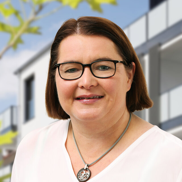 Porträtaufnahme Silke Klausfering, Mitarbeiterin in der Vermietung